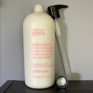 Philosophy Summer Grace Firming Body Emulsion with Pump 32 oz New SEALED